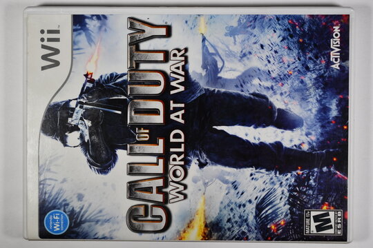 Call of Duty World at War, Nintendo Wii.