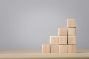 wooden blocks on a white background