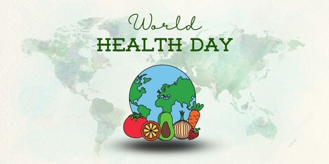 World Health Day Banner Template. Invitation
