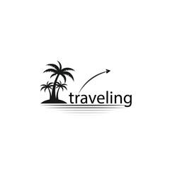traveling vector travel logo design