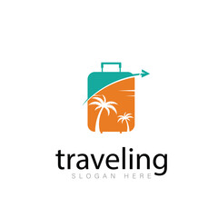 traveling vector travel logo design