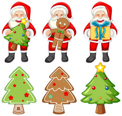 Merry Christmas Object Decoration Item Collection