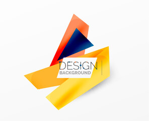 Background color abstract overlapping lines. Minimal composition vector illustration for wallpaper banner background or landing page