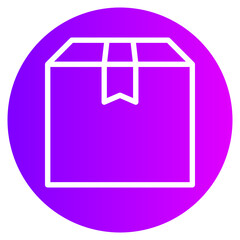Obraz premium delivery gradient icon