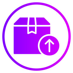 logistics gradient icon
