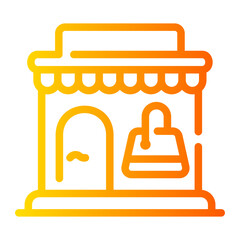 gift store gradient icon