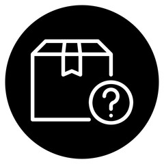 Obraz premium unknown glyph icon