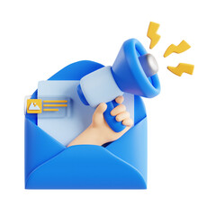 3d email marketing icon