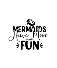 Mermaid SVG Bundle, Mermaid clipart, Mermaid Tail SVG, Mermaid Layer, PNG, Vector, CriCut