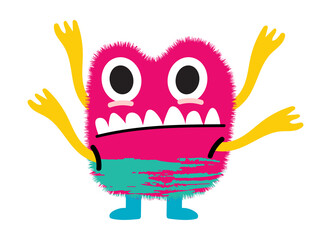 Cute monster © TWINS DESIGN STUDIO