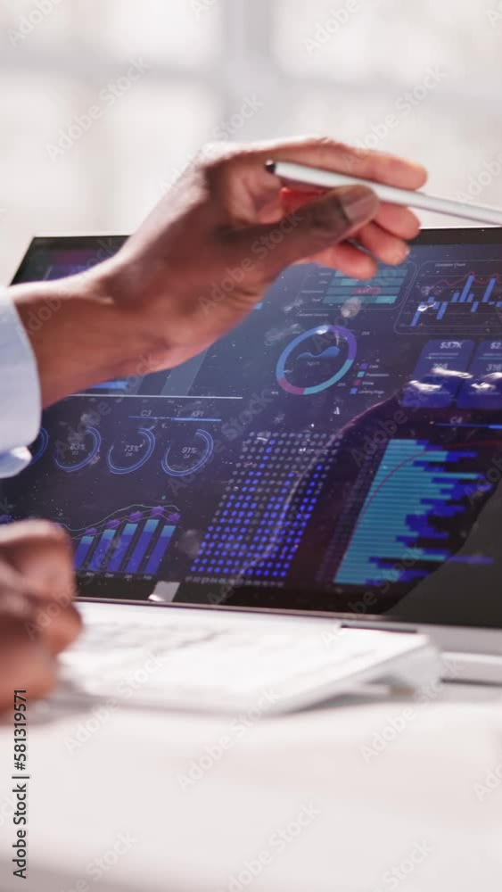 Aufkleber data analyst using data analytics kpi