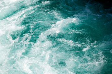 Fototapeta na wymiar Huka Falls—wave of water