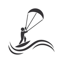 windsurfing sport icon