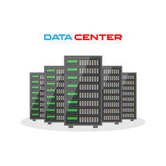 Data center flat design