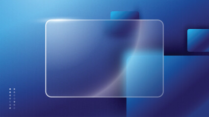 Creative wallpaper and trendy glassmorphism background with abstract geometric design