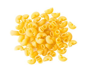 uncooked elbow macaroni on  transparent png