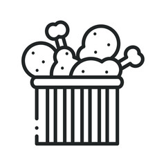 roasted chicken food