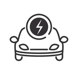 electric car icon