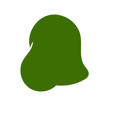 Green Minimalism Aesthetics Blob