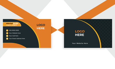 Professional Smart luxury Business Card - Creative Business Card Template.