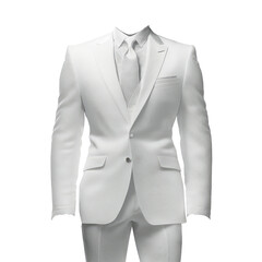 white suit on a white