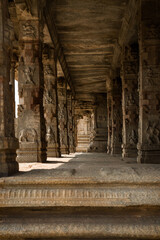 Fototapeta na wymiar Sri Krishna Temple Interior