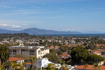 Fototapeta na wymiar Views from the Santa Barbara courthouse