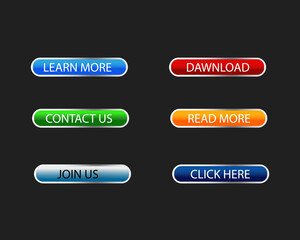 buttons for web design