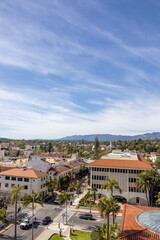 Obraz premium Views from the Santa Barbara courthouse