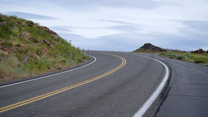 Road to nowhere, beautiful clouds