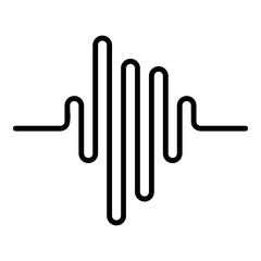 Black Audio Wave Round