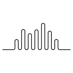 Black Audio Wave Round