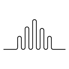 Black Audio Wave Round