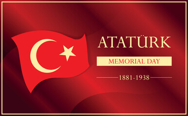 Ataturk Memorial Day 10 Kasim Turkish Background