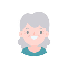 Avatar with a young face pictures of men and women of various nationalities