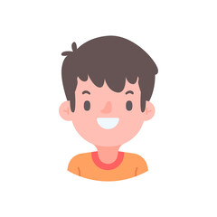 Avatar with a young face pictures of men and women of various nationalities