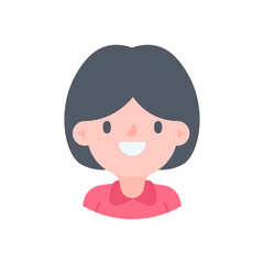 Avatar with a young face pictures of men and women of various nationalities