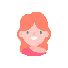 Avatar with a young face pictures of men and women of various nationalities