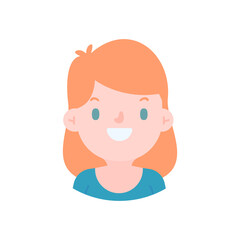 Avatar with a young face pictures of men and women of various nationalities