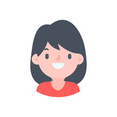 Avatar with a young face pictures of men and women of various nationalities