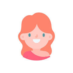 Avatar with a young face pictures of men and women of various nationalities