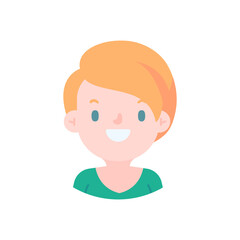 Avatar with a young face pictures of men and women of various nationalities