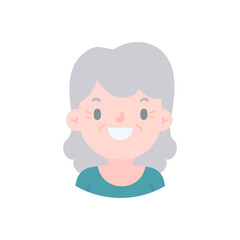 Avatar with a young face pictures of men and women of various nationalities