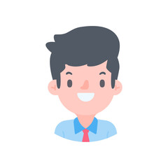 Avatar with a young face pictures of men and women of various nationalities