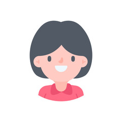 Avatar with a young face pictures of men and women of various nationalities