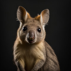Marsupial close up - generative ai