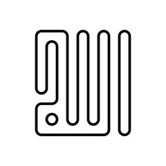 calligraphy allah icon