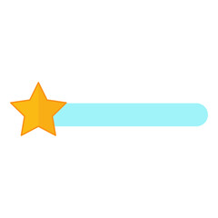 Star rating icon stars and stripes