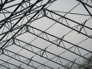 Obraz premium glass roof structure