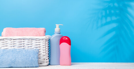 Body care items and bathroom towels
